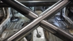 Huezo Racing custom fabricated 8-point roll cage on 1992 240SX