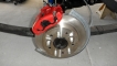 Huezo Racing builds custom Brake Systems. This example: 8in Power booster w/4wheel vented disks/ custom stainless lines w/proportioning valve on 1969  Big Block Roadrunner