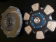 Huezo Racing Makes Custom Race Clutches / This example of our STAGE 3 is a custom fabricated steel flywheel to adapt early L98 corvette to ZF6 speed with a high-horsepower-6-puck disc-and dual cetrifugal weights.